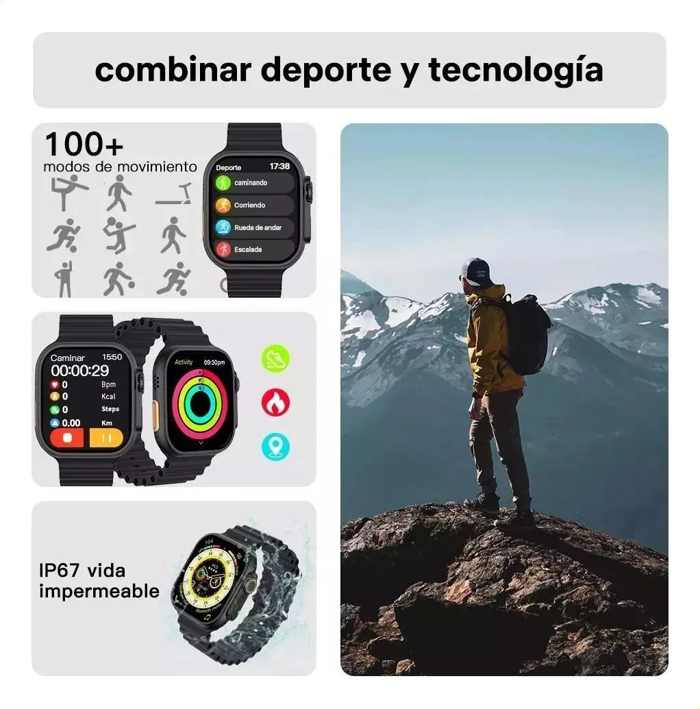 Smartwatch X8 Ultra Max | Kit Completo 10 en 1